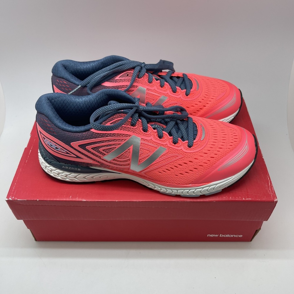 New Balance Shoes Kids 6.5 Youth Pink Navy 880v7‎ Running Athletic KJ880GOY New - Picture 3 of 8